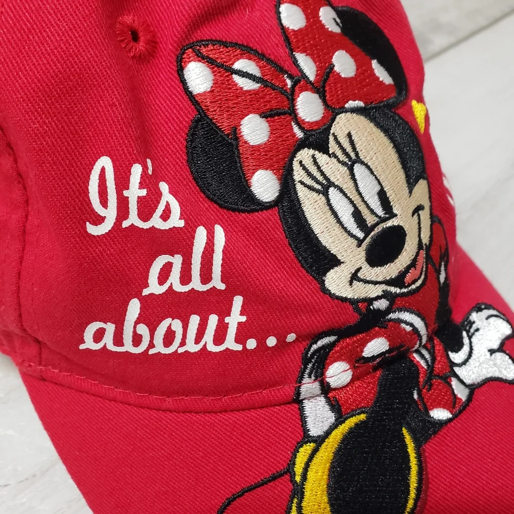 Disney Girls' It's All About Me Minnie Mouse Baseball Cap